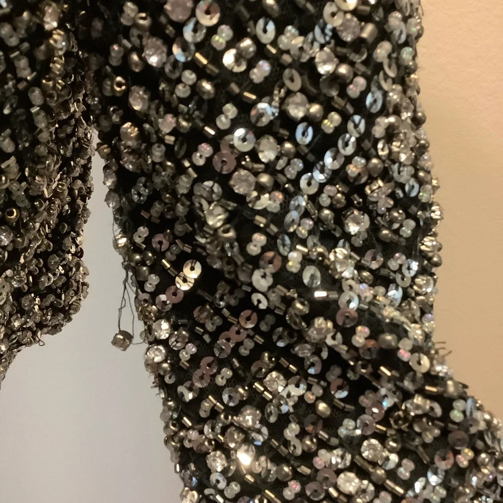Zara Elegant Sequin Jacket Limited Edition - Picture 5 of 13